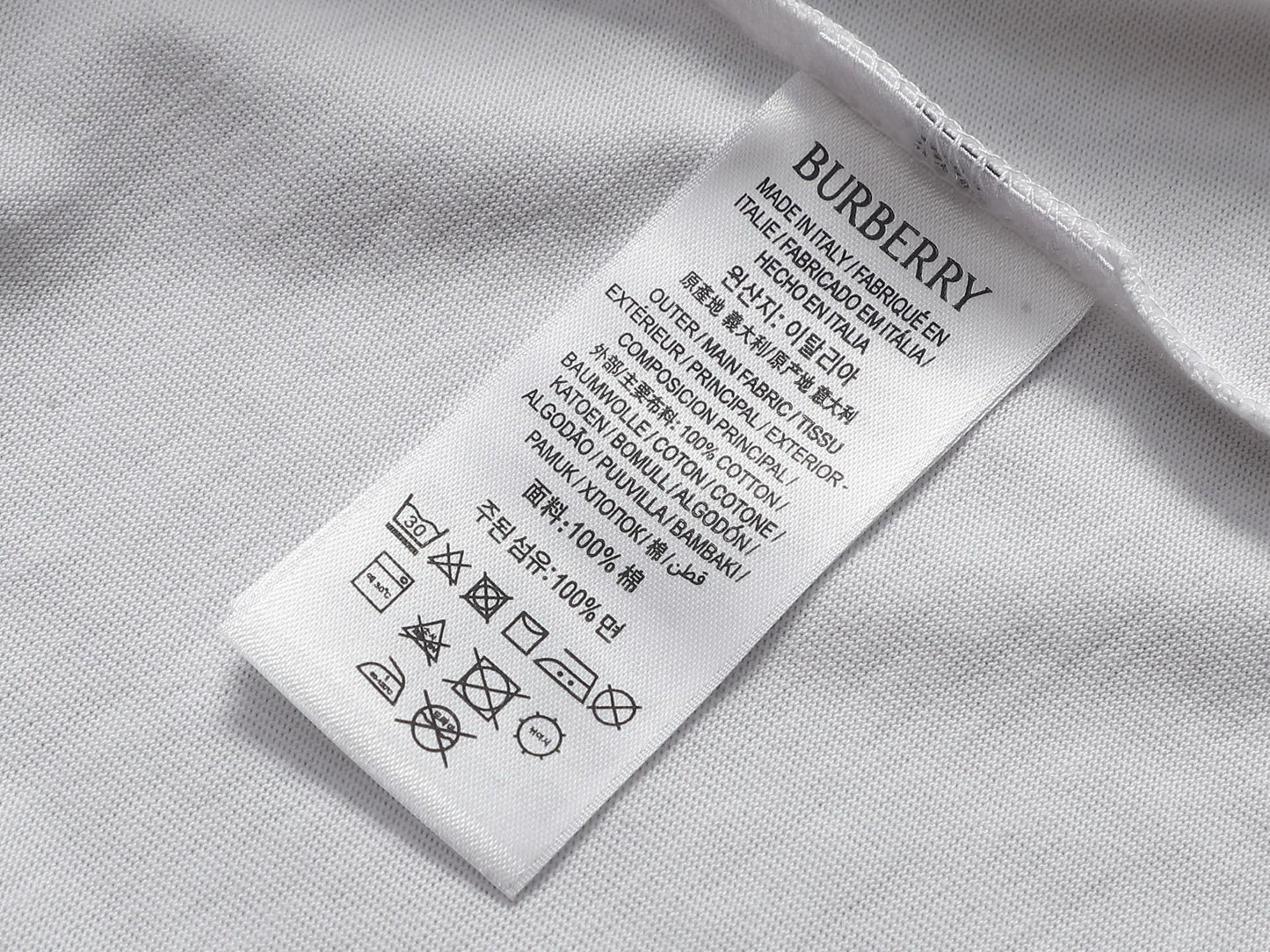 260421 New high-quality classic logo detailed watermark T-shirt