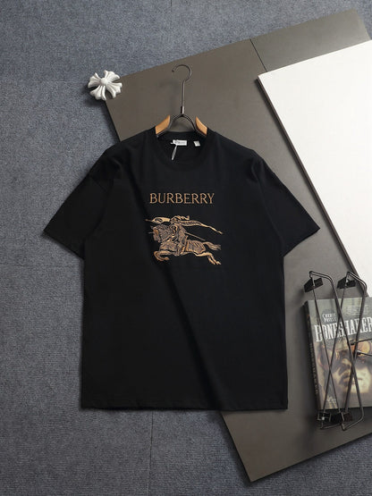 260421 New high-quality classic logo embroidered T-shirt
