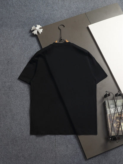 260421 New high-quality classic logo embroidered T-shirt