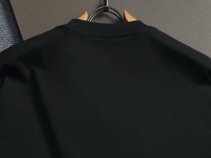 260421 New high-quality classic logo embroidered T-shirt