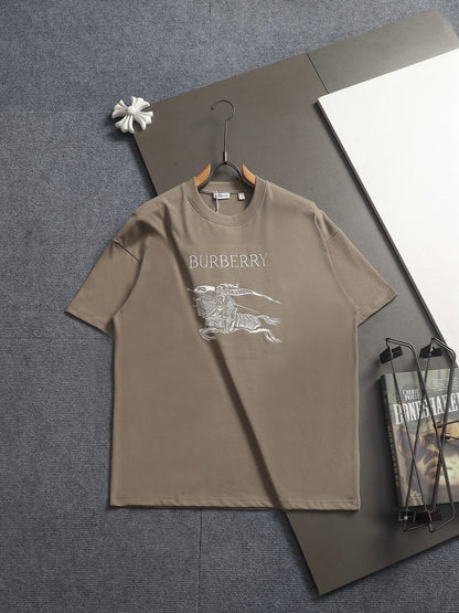 260421 New high-quality classic logo embroidered T-shirt