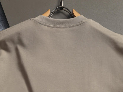 260421 New high-quality classic logo embroidered T-shirt