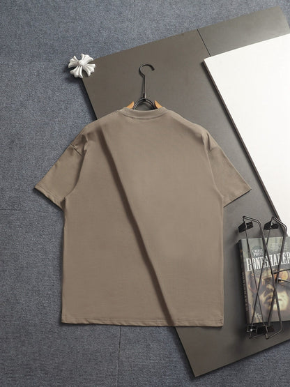 260421 New high-quality classic logo embroidered T-shirt
