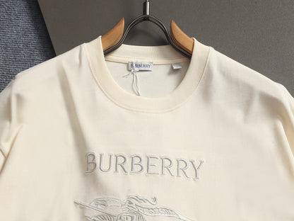 260421 New high-quality classic logo embroidered T-shirt