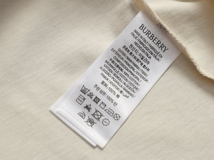 260421 New high-quality classic logo embroidered T-shirt