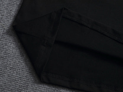 260421 New high-quality, minimalist and retro-printed T-shirt