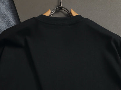 260421 New high-quality, minimalist and retro-printed T-shirt