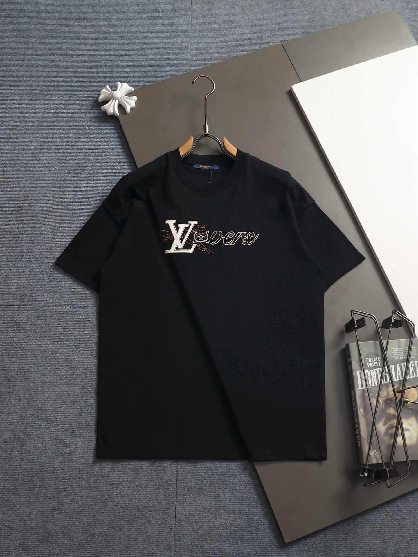 260421 New high-quality three-dimensional simple-print T-shirt