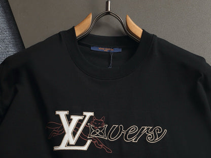260421 New high-quality three-dimensional simple-print T-shirt