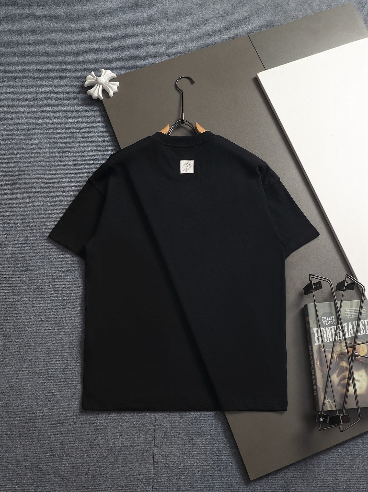 260421 New high-quality three-dimensional simple-print T-shirt