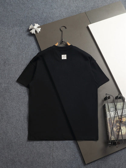 260421 New high-quality three-dimensional simple-print T-shirt