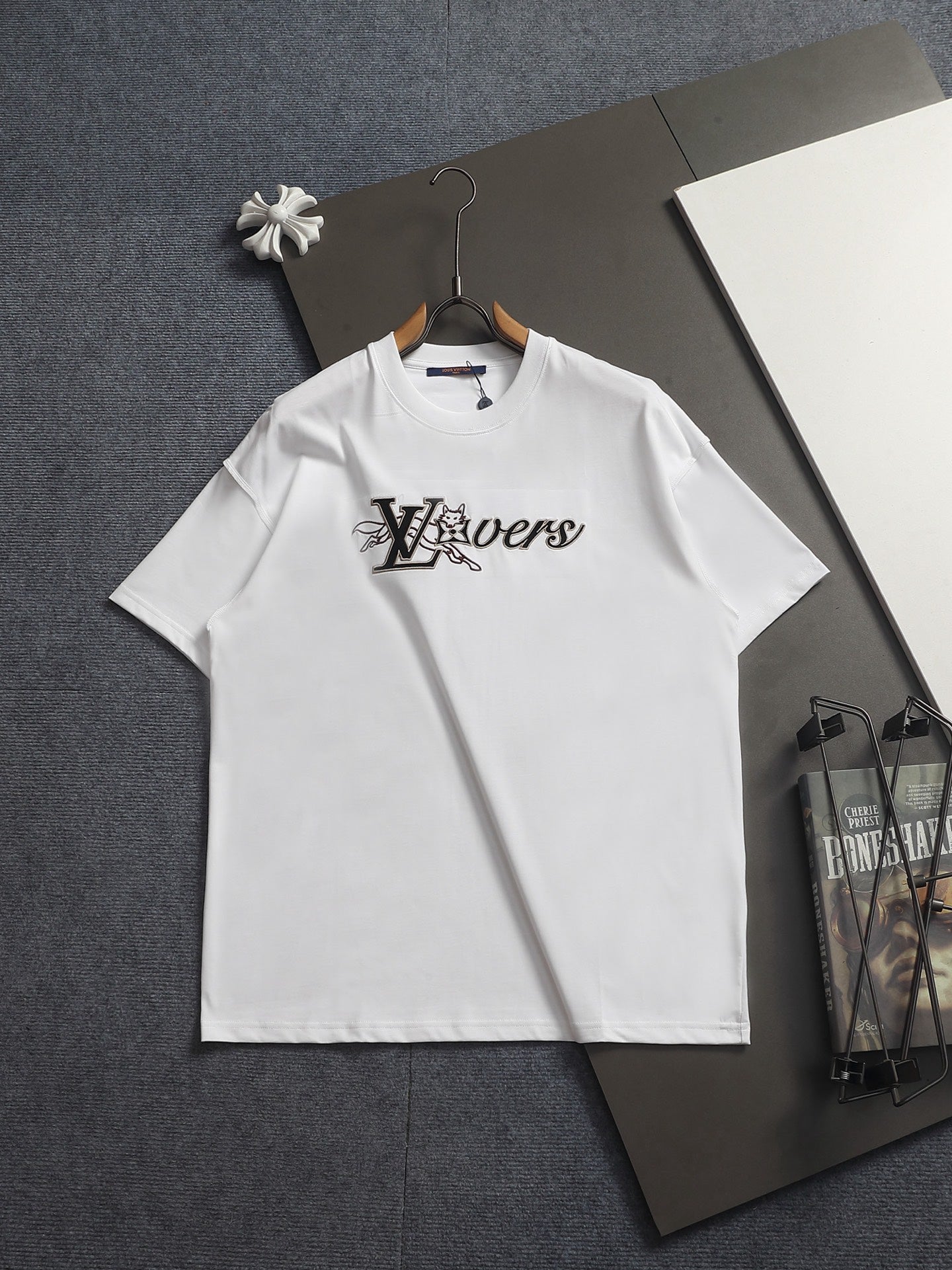 260421 New high-quality three-dimensional simple-print T-shirt