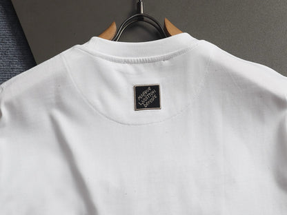 260421 New high-quality three-dimensional simple-print T-shirt