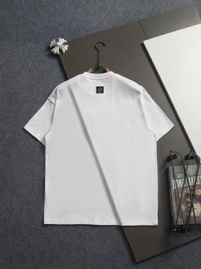 260421 New high-quality three-dimensional simple-print T-shirt