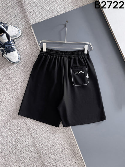 260428 New high-quality, simple knitted embroidered shorts