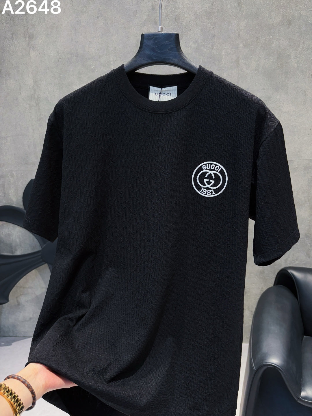 260428 New high-quality custom-made fabric embroidered T-shirt