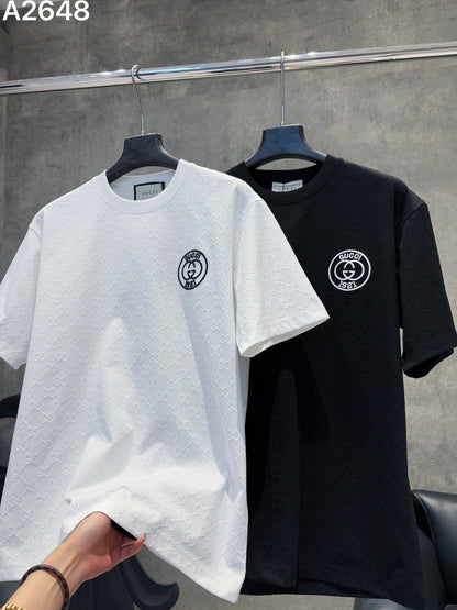 260428 New high-quality custom-made fabric embroidered T-shirt