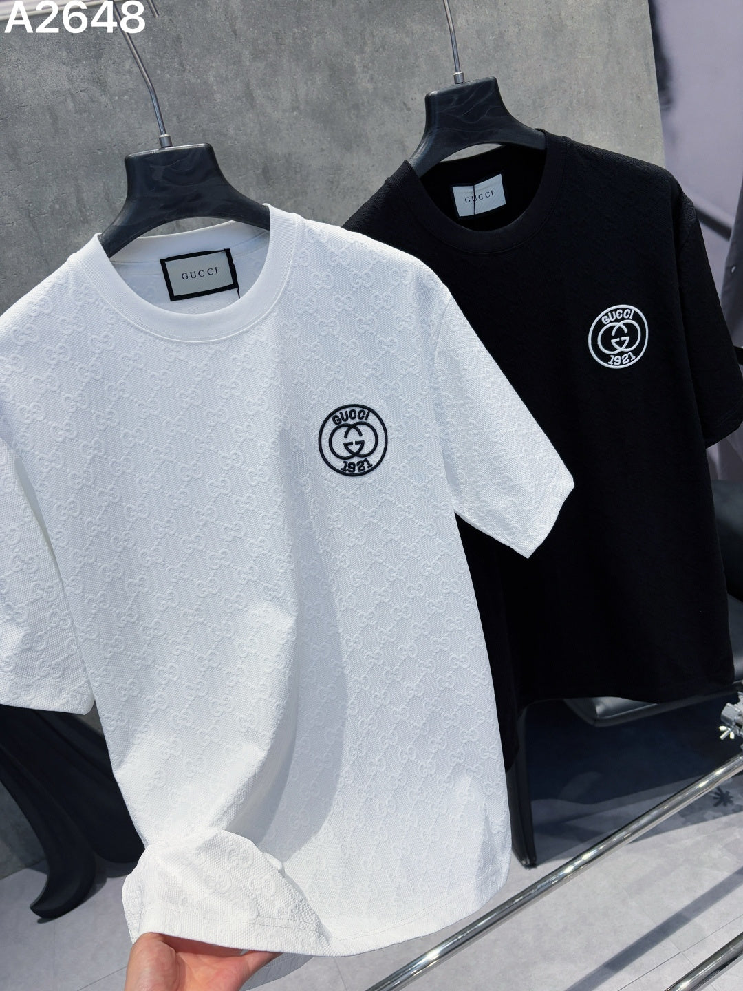 260428 New high-quality custom-made fabric embroidered T-shirt