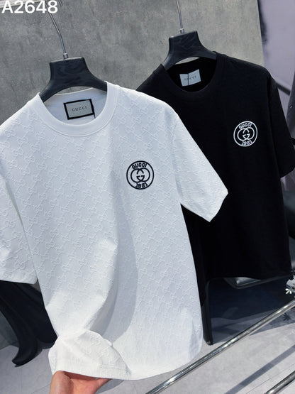 260428 New high-quality custom-made fabric embroidered T-shirt
