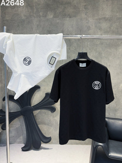260428 New high-quality custom-made fabric embroidered T-shirt