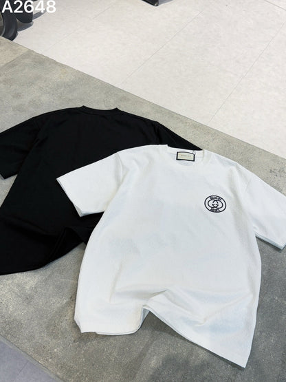260428 New high-quality custom-made fabric embroidered T-shirt