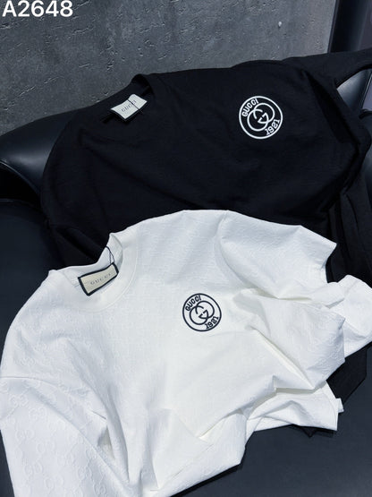 260428 New high-quality custom-made fabric embroidered T-shirt