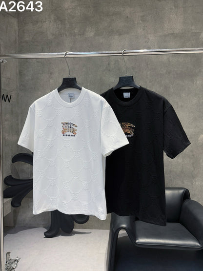 260428 New high-quality custom-made fabric embroidered T-shirt
