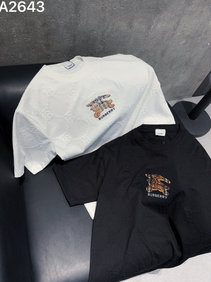 260428 New high-quality custom-made fabric embroidered T-shirt
