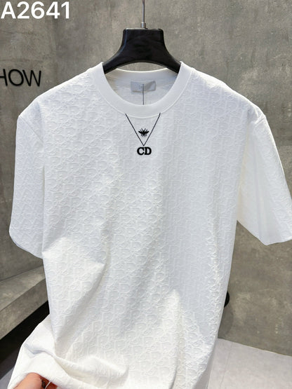 260428 New high-quality custom-made fabric embroidered T-shirt