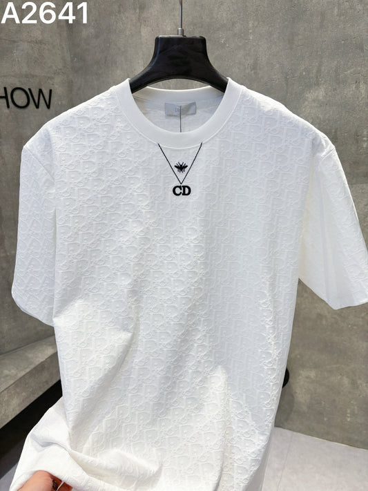 260428 New high-quality custom-made fabric embroidered T-shirt