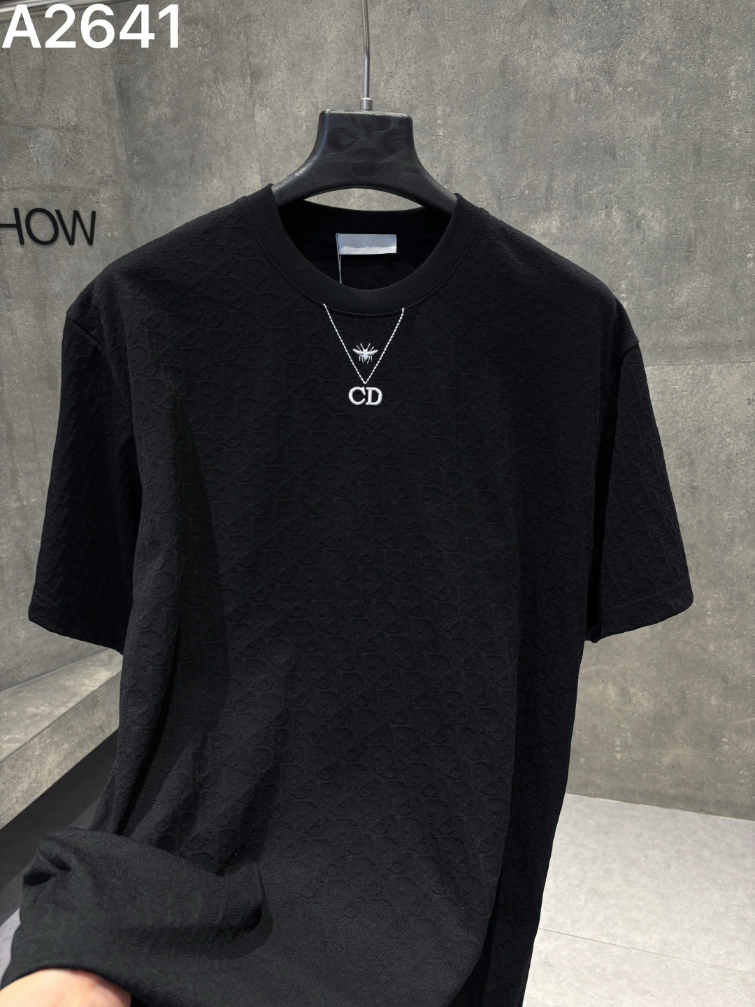 260428 New high-quality custom-made fabric embroidered T-shirt