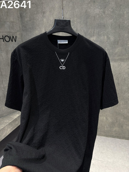 260428 New high-quality custom-made fabric embroidered T-shirt