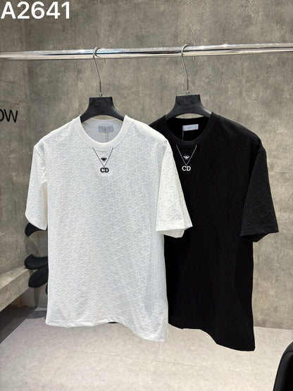 260428 New high-quality custom-made fabric embroidered T-shirt