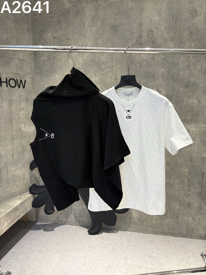 260428 New high-quality custom-made fabric embroidered T-shirt