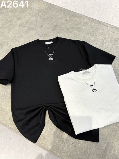 260428 New high-quality custom-made fabric embroidered T-shirt