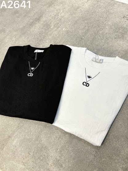 260428 New high-quality custom-made fabric embroidered T-shirt
