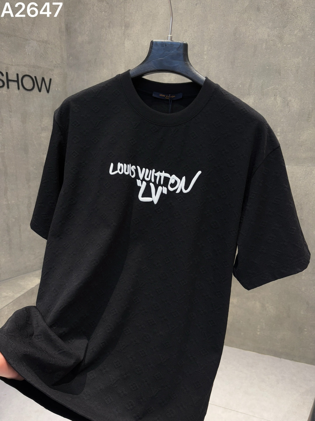 260428 New high-quality custom-made fabric embroidered T-shirt