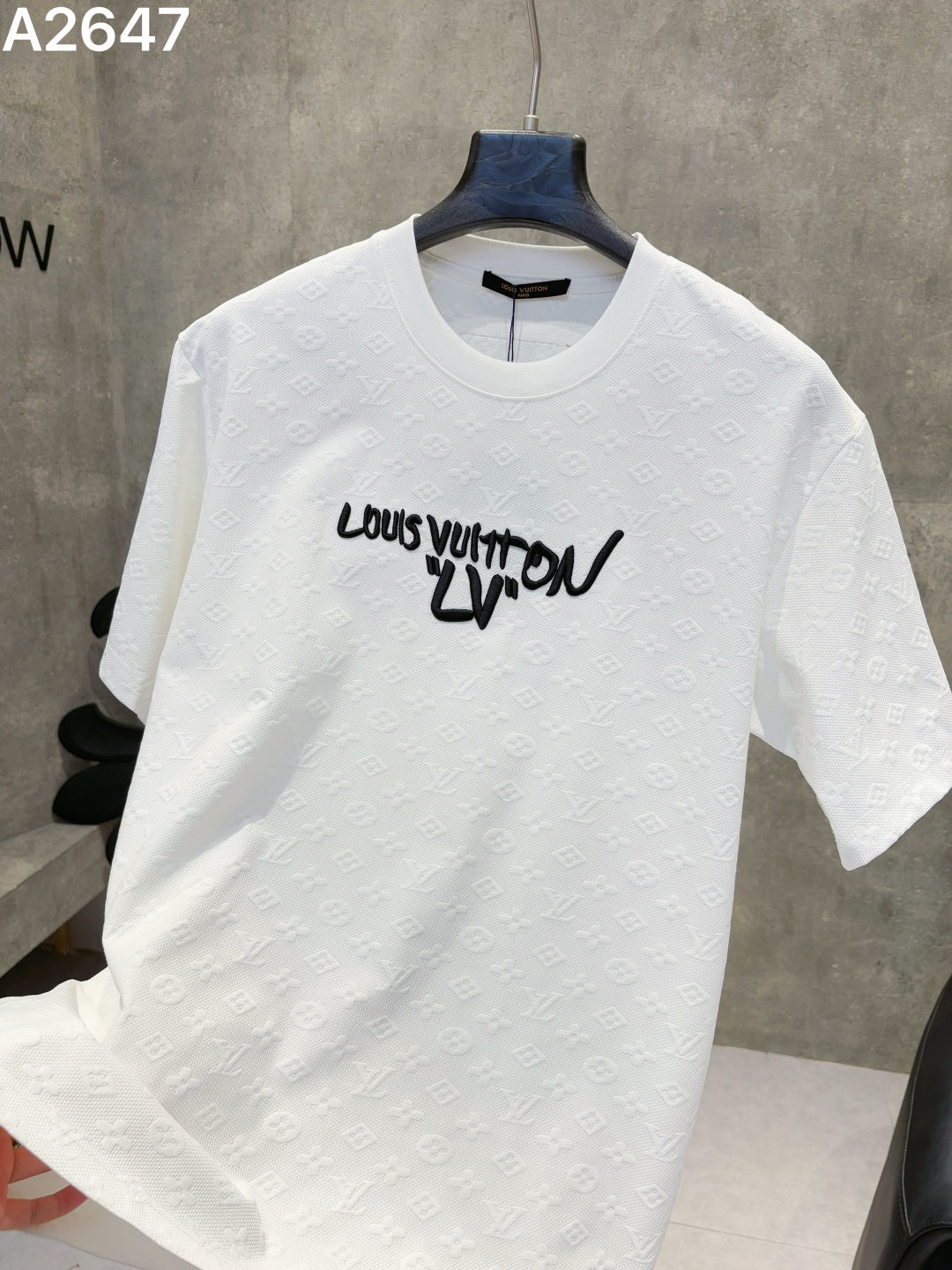 260428 New high-quality custom-made fabric embroidered T-shirt
