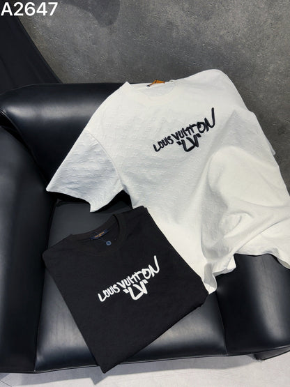 260428 New high-quality custom-made fabric embroidered T-shirt
