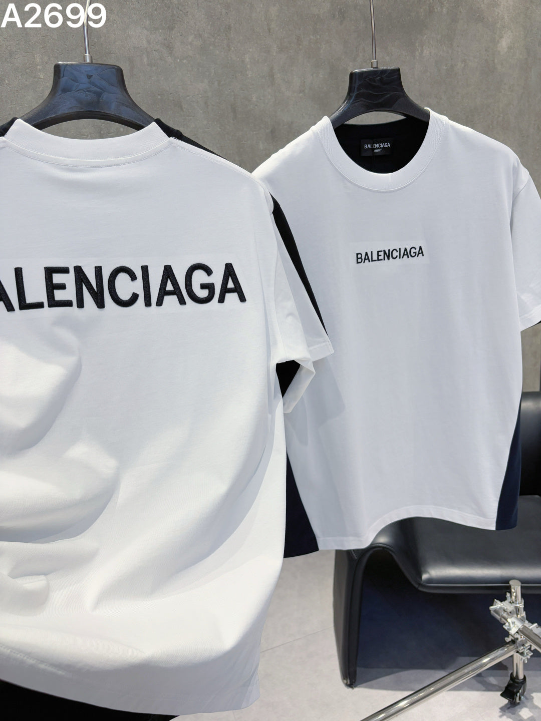 260428 New high-quality custom-made fabric embroidered T-shirt