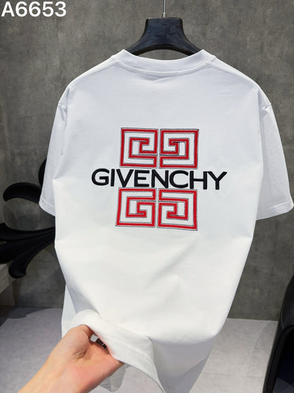 260428 New high-quality, heavily-embroidered T-shirt with large-scale embroidery design