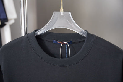 260428 New high-quality daily-style bead-studded ballpoint T-shirt