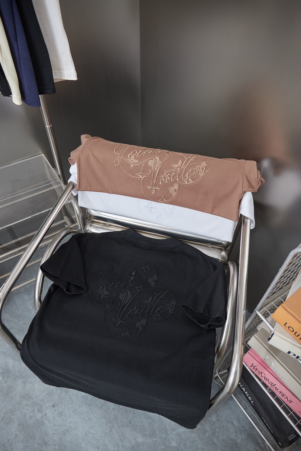 260428 New high-quality everyday-style embroidered T-shirt