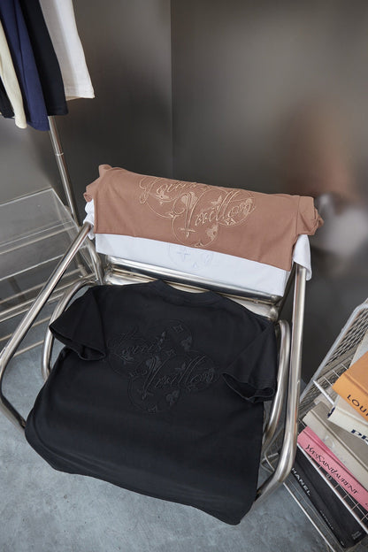 260428 New high-quality everyday-style embroidered T-shirt