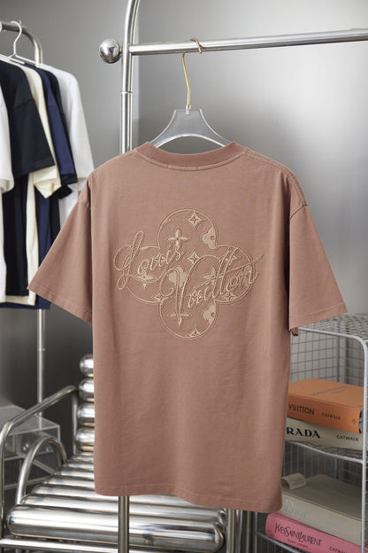 260428 New high-quality everyday-style embroidered T-shirt
