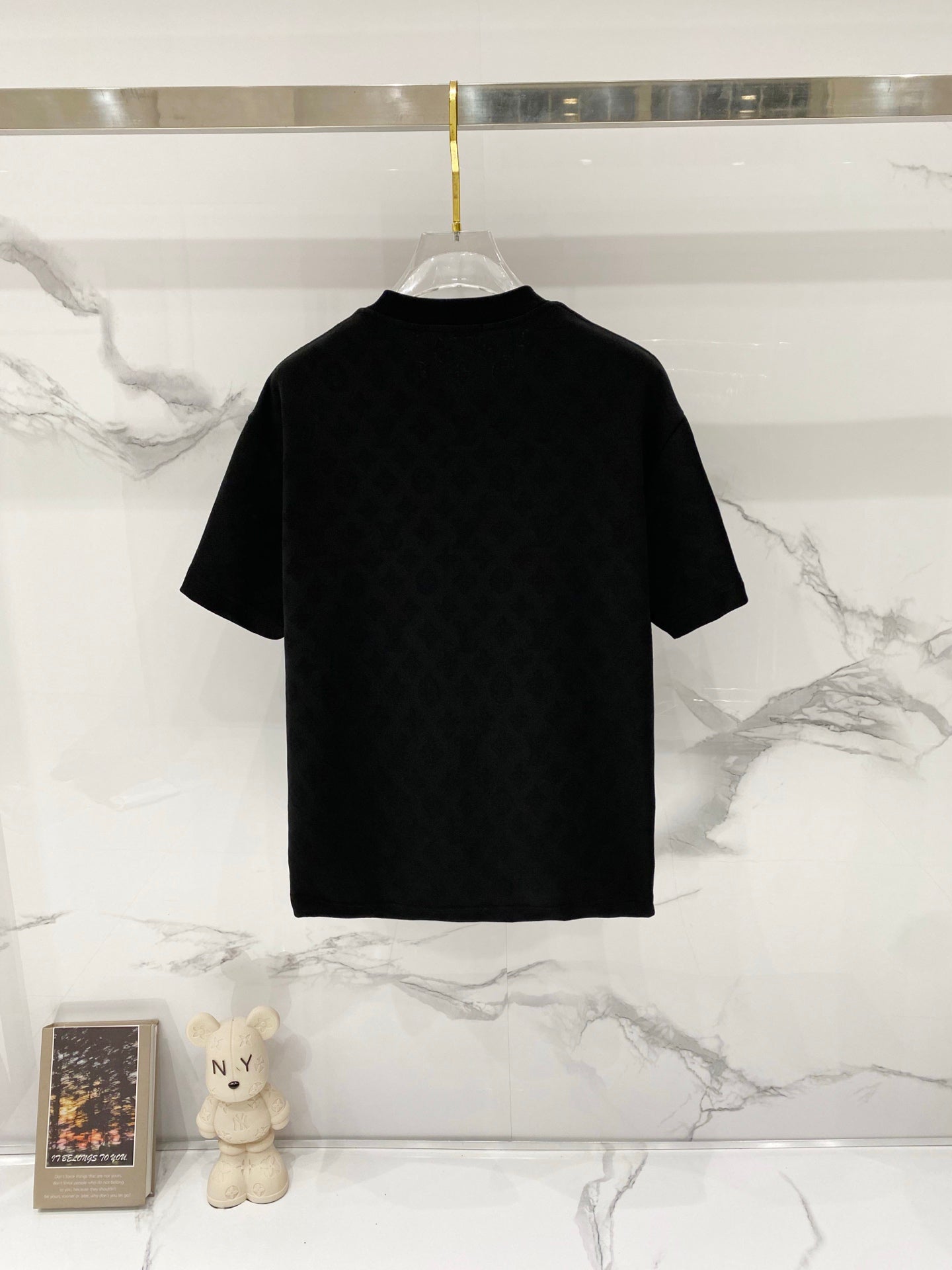 260428 New high-quality textured jacquard pocket T-shirt