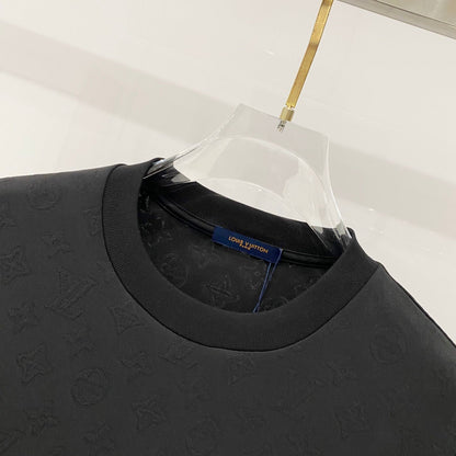 260428 New high-quality textured jacquard pocket T-shirt