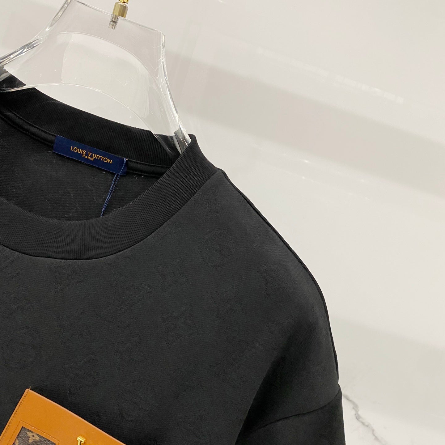 260428 New high-quality textured jacquard pocket T-shirt