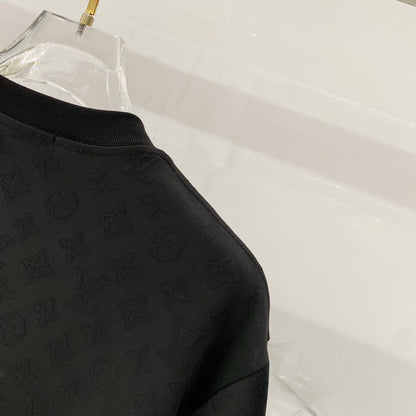 260428 New high-quality textured jacquard pocket T-shirt