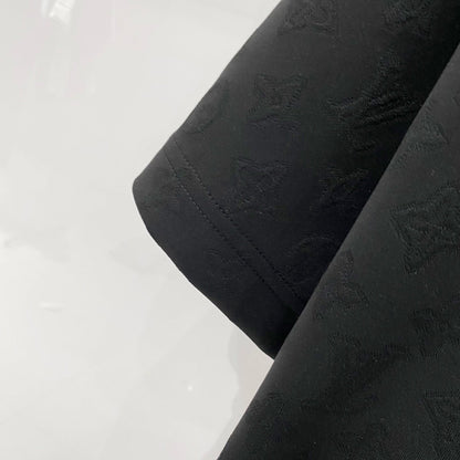 260428 New high-quality textured jacquard pocket T-shirt